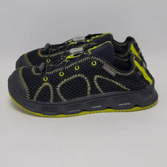 Salomon RX Moc 3.0 Travel Slip-On Style Sneaker Mesh Black/Lime Unisex US Boys 4 - Picture 6 of 13